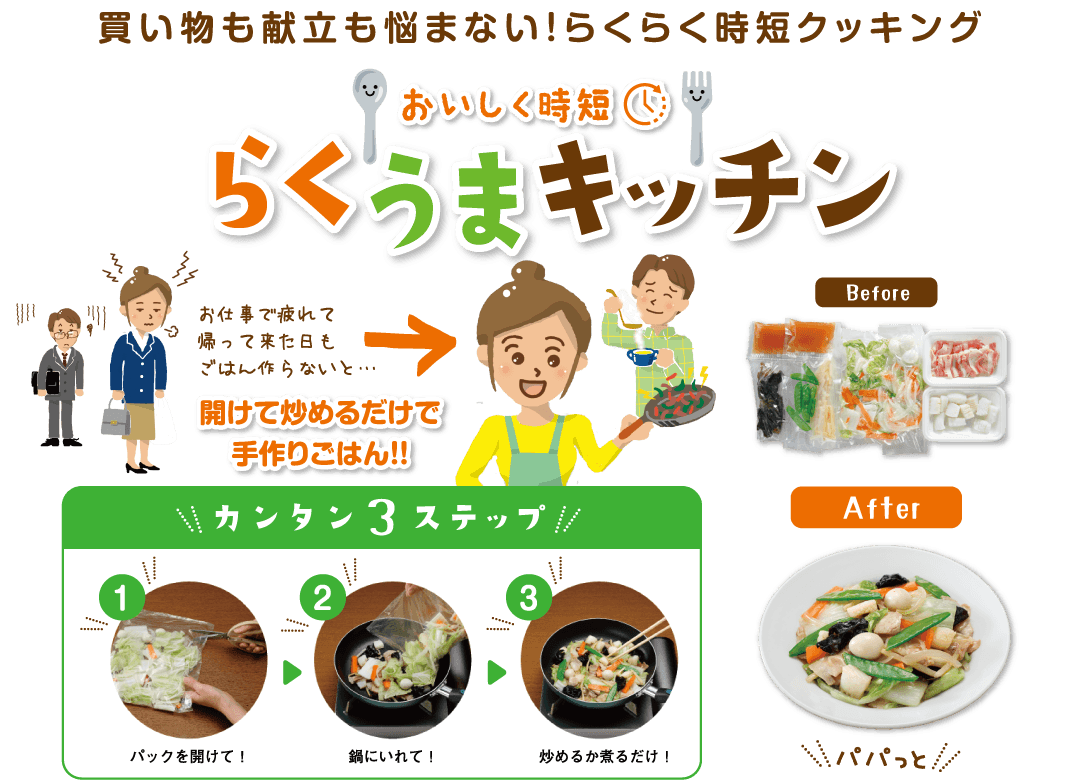 おいしく時短 らくうまキッチン